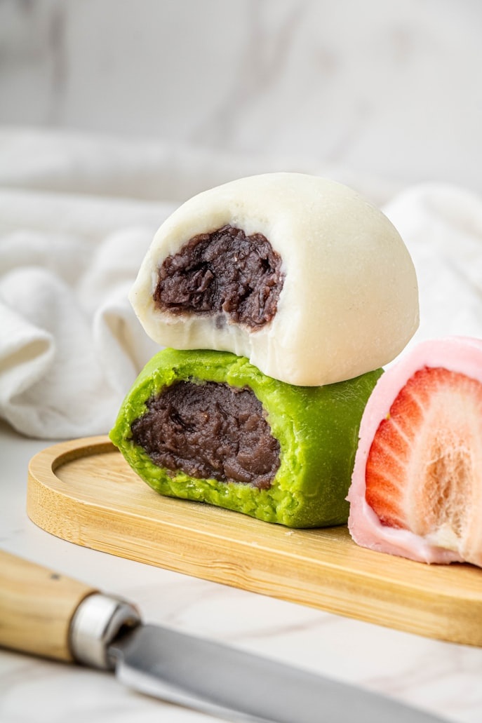 Colorful mochi